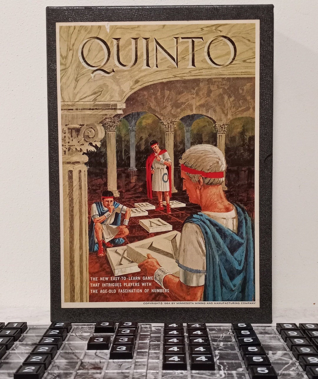 Quinto Numbers Game. Vintage Quinto the Game of Fives. c Etsy