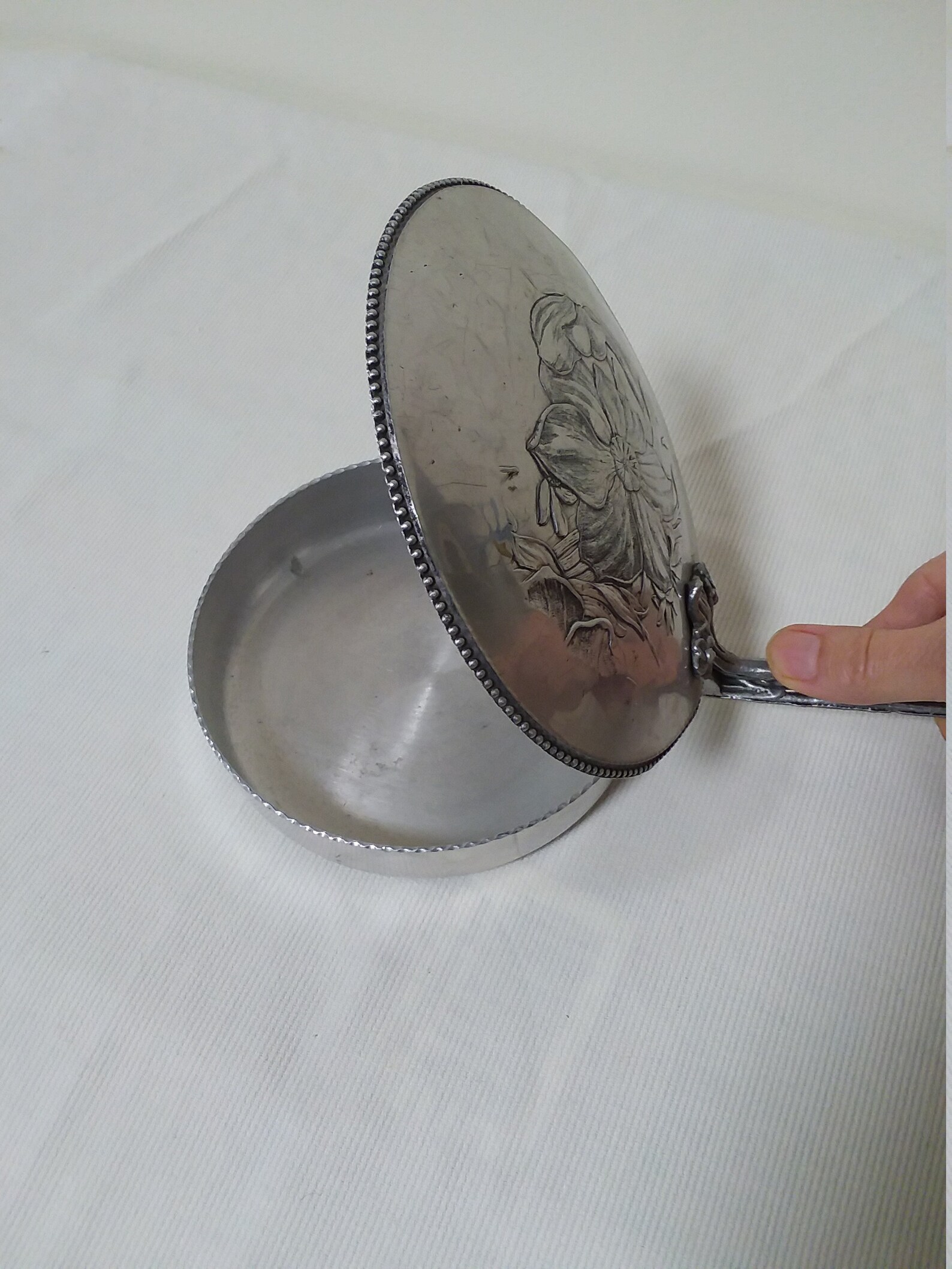 Hammercraft Hammeredaluminum silent Butler Pan Etsy