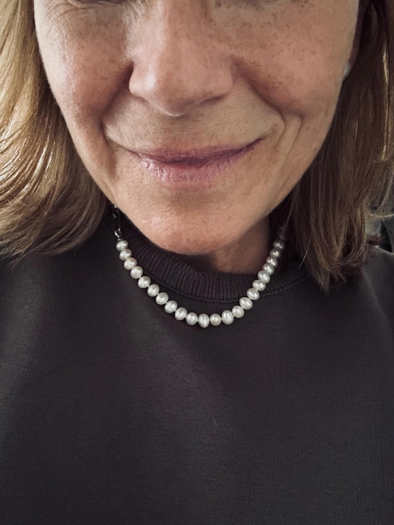 Pearl Choker with East-West Freshwater Pearls