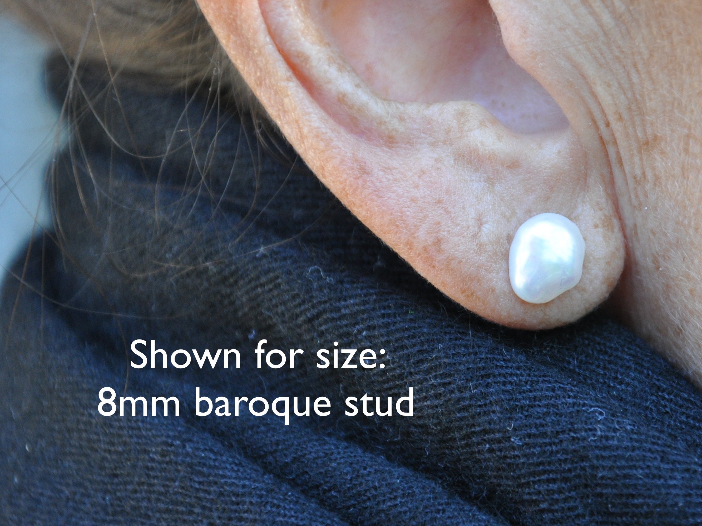 Baroness 8mm Silver Studs