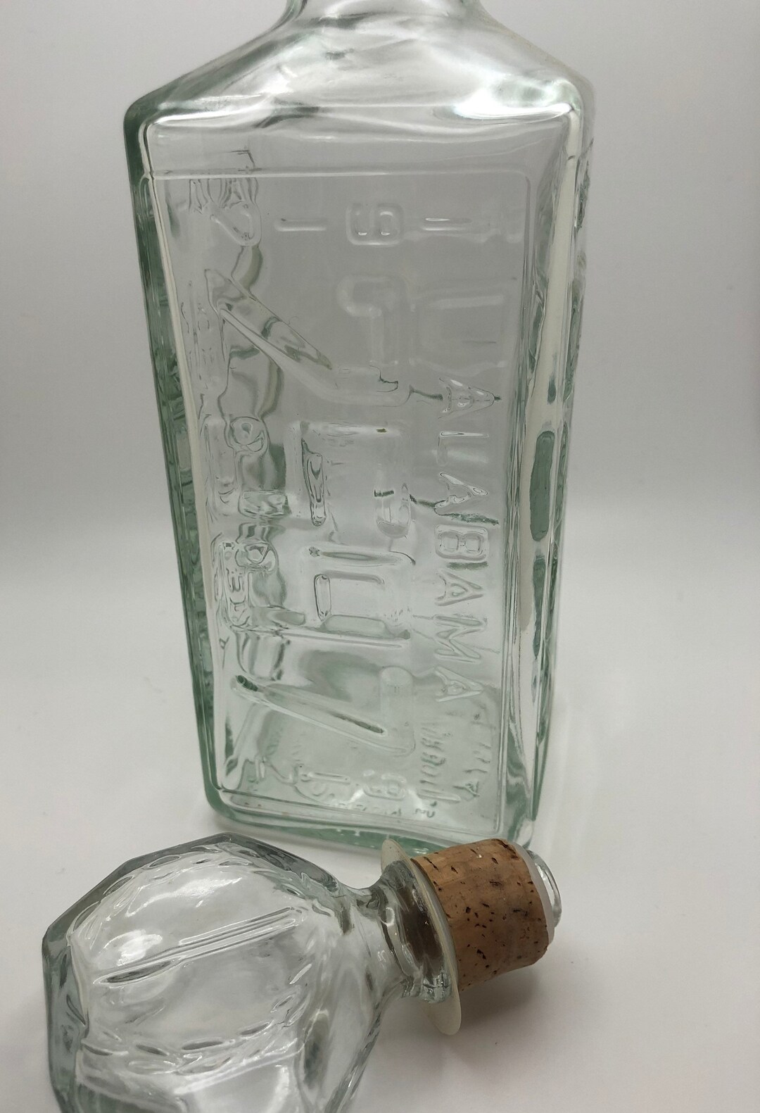 License Plate Decanter - Alabama, Iowa, Louisiana & New Jersey - Etsy