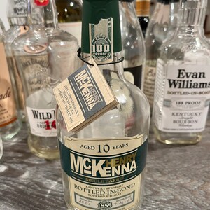Henry McKenna Bottled-in-Bond Empty Bottle