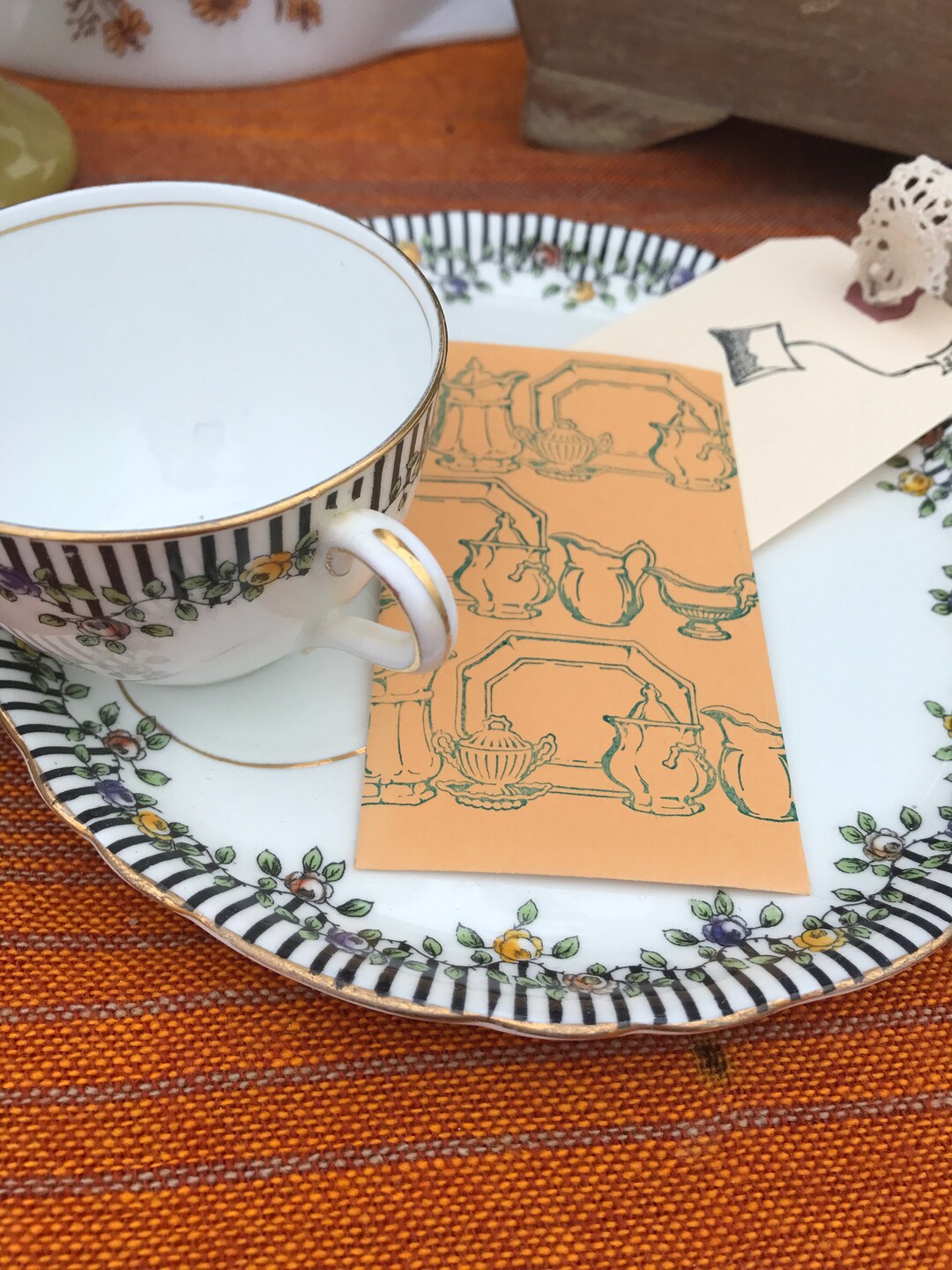 Vintage Tea Cup and Snack Plate Perfect for Crumpets Etsy