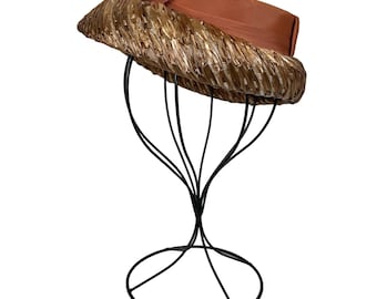 Roos Bros California Vintage Women’s Hat 50s Mid Century Golden Velvet Beret Roos Bros California Vintage Women main image 3
