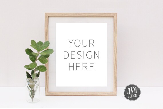 8x10 Photo Frame Simple Frame Mockup Frame