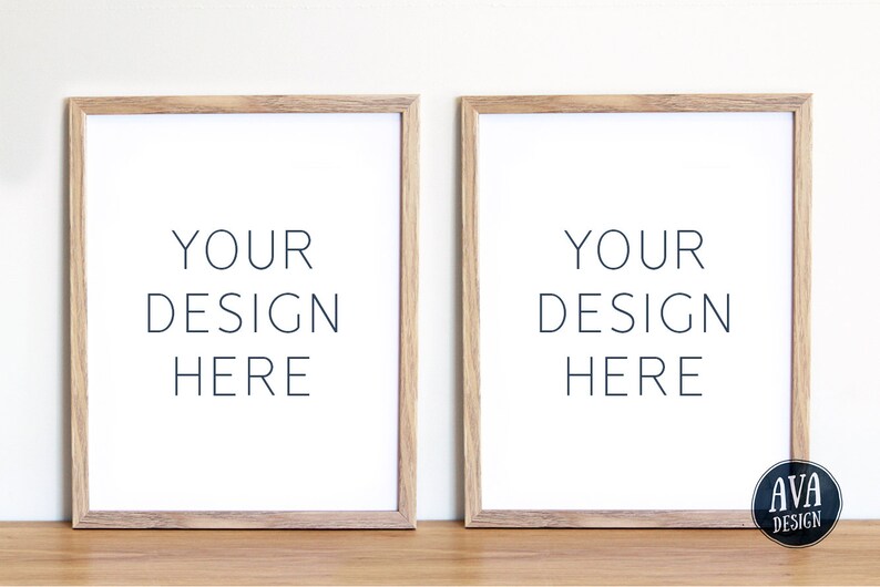 Double 8x10 Photo Frame Frame Mockup Frame Background Etsy