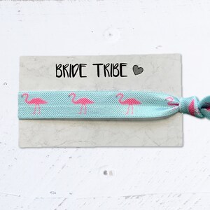 BRIDE TRIBE Hair Tie - Bridesmaid Gift - Bridesmaid Favors - Bridal Party Favors - Bridesmaid Proposal - Wedding Hair - Bridesmaid Bracelet