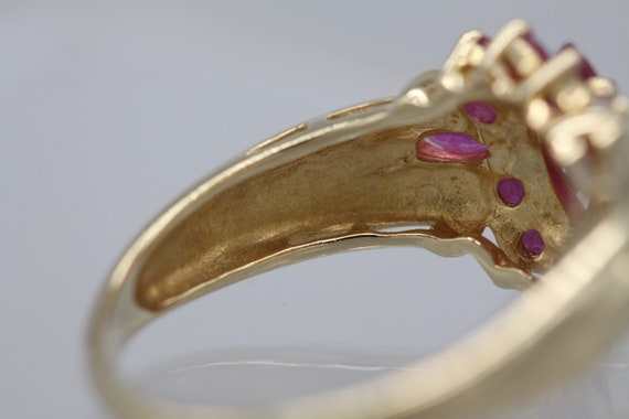 PDN 1980's Estate Ruby Ring - image 8