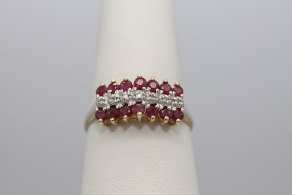 PDN Estate Ruby and Diamond Ring - image 1