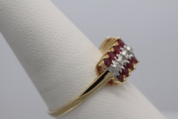 PDN Estate Ruby and Diamond Ring - image 3