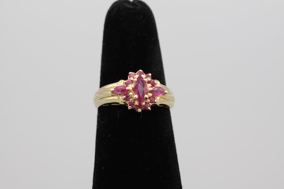 PDN 1980's Estate Ruby Ring - image 3