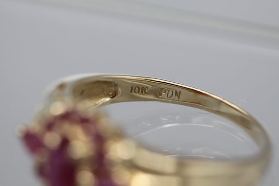 PDN 1980's Estate Ruby Ring - image 9