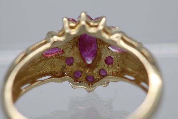 PDN 1980's Estate Ruby Ring - image 7