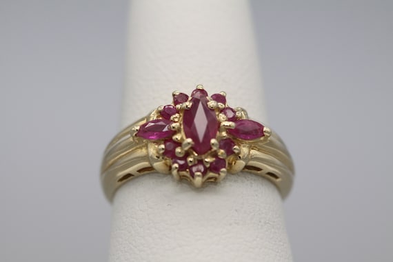 PDN 1980's Estate Ruby Ring - image 5