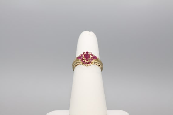 PDN 1980's Estate Ruby Ring - image 2