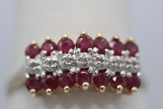 PDN Estate Ruby and Diamond Ring - image 2