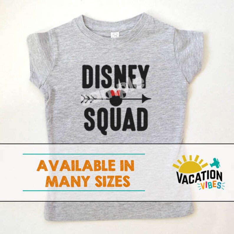disney squad family shirts