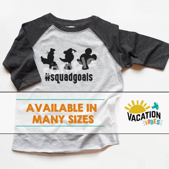 disney squad goals shirt