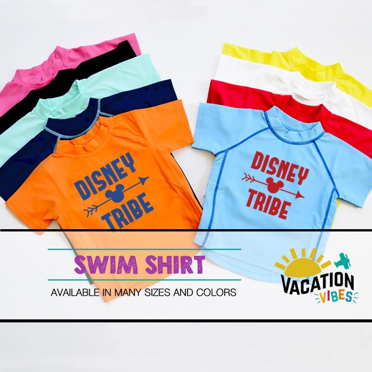Disney Tribe Kids Swim Suit Shirt Toddler Boy or Girl Disney Etsy