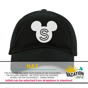 Mickey Head Kids Hat Personalizzato Personalizzato Personalizzato Disney Baseball Cap Boy Toddler Girl Disneyland Hat Mickey Mouse Children&#39;s Gift Disney