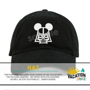 Mickey Star Wars Disney Hat Darth Vader Boy Toddler Girl Kids Disneyland Hat Vader Disney Mickey Baseball Cap Starwars Dark Side Star Wars