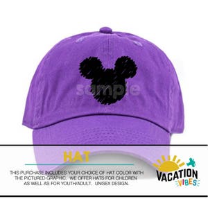 Toddler Disneyland Hat Mickey Mouse Scribble Kids Boy or Girl Disney Mickey Head Hat Hand Drawn Baseball Cap Trendy Minnie Mouse Birthday