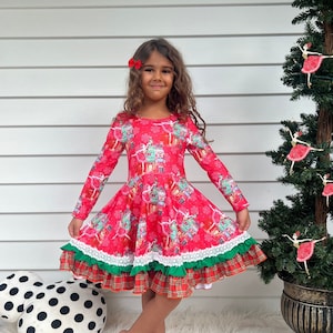 Girls size hotsell 7 christmas dress
