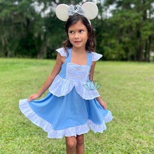Cinderella dress, Cinderella dress for girls and toddlers, Princess dress, princess twirl dress, princess gift set, Gift for girls