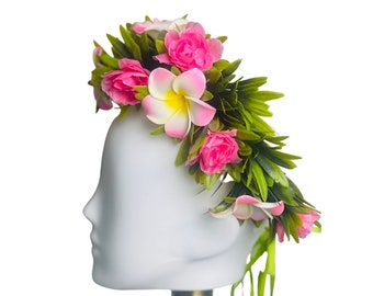 Moana inspired flower crown, Moana flower crown, Gift for her