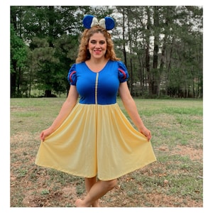 Plus size snow white costume deals