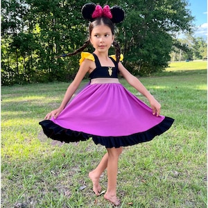 Princess Anna Girls Dress Frozen 2 Birthday Dress Anna Dress for Toddlers Girls Anna Purple Dress Mouse Ears Gift for Girls Etsy