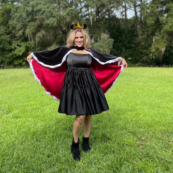 Halloween Velvet Cape Evil Queen Cape Villain Cape Velvet Cloak Black Velvet Cape Red Velvet Cape Etsy Canada
