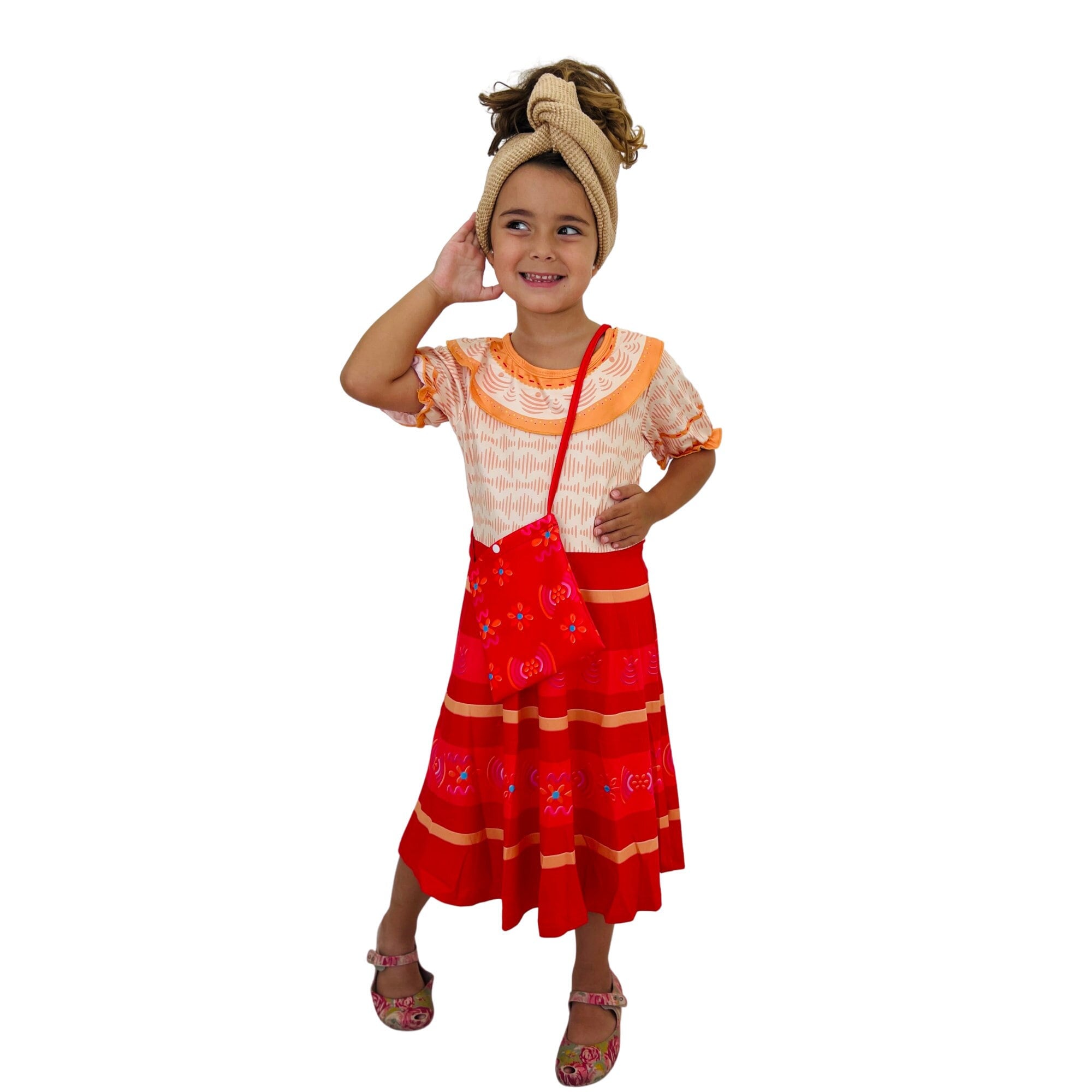 Encanto Girls Party Dress Up Costume Da Principessa Bambini