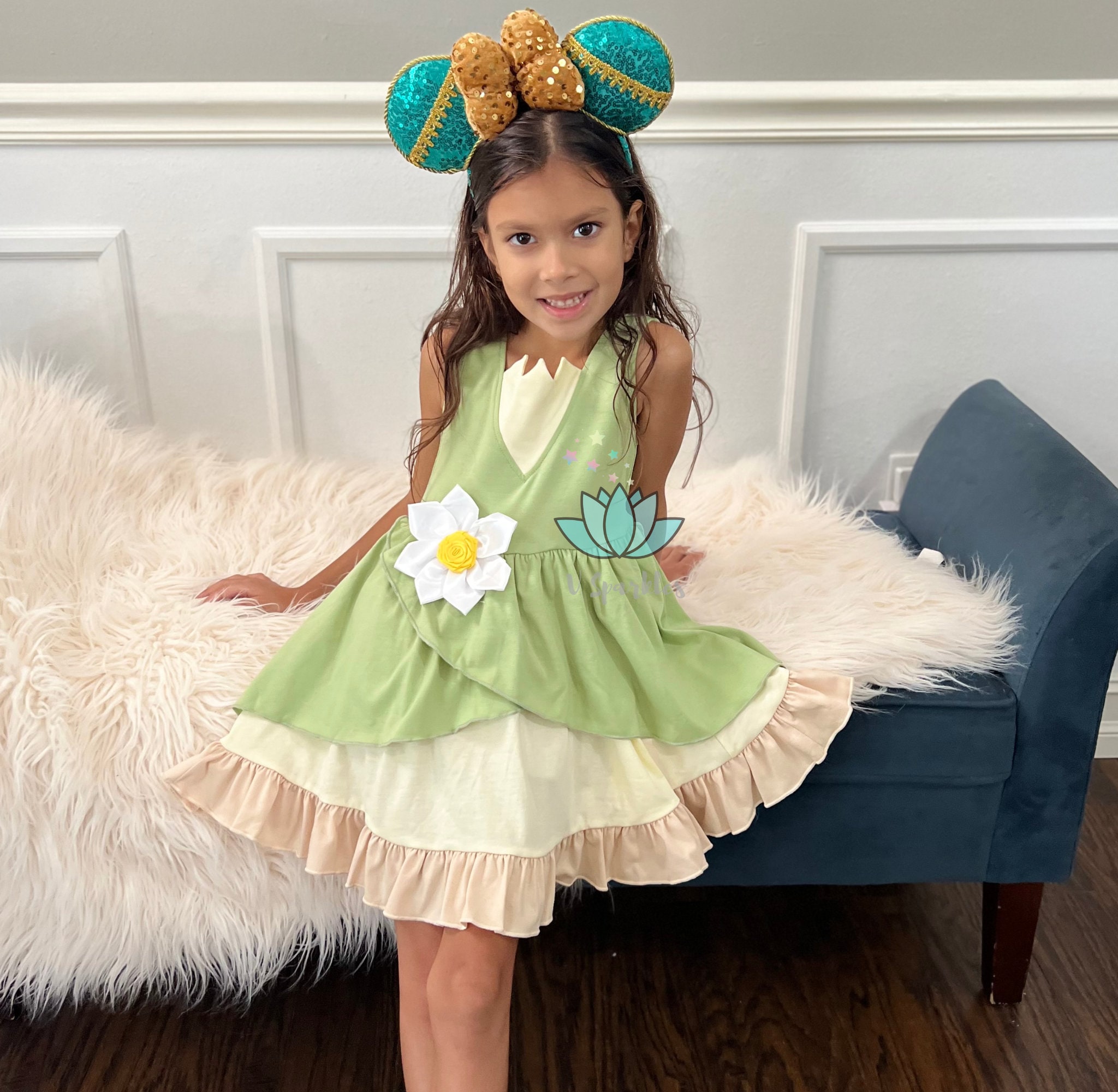 Princess tiana hot sale dress for babies