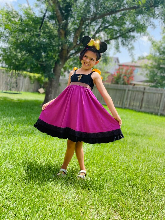 Anna Frozen 2 vestido de niñas vestido de cumpleaños - Etsy México Anna Frozen 2 vestido de niñas vestido de cumpleaños - Etsy México