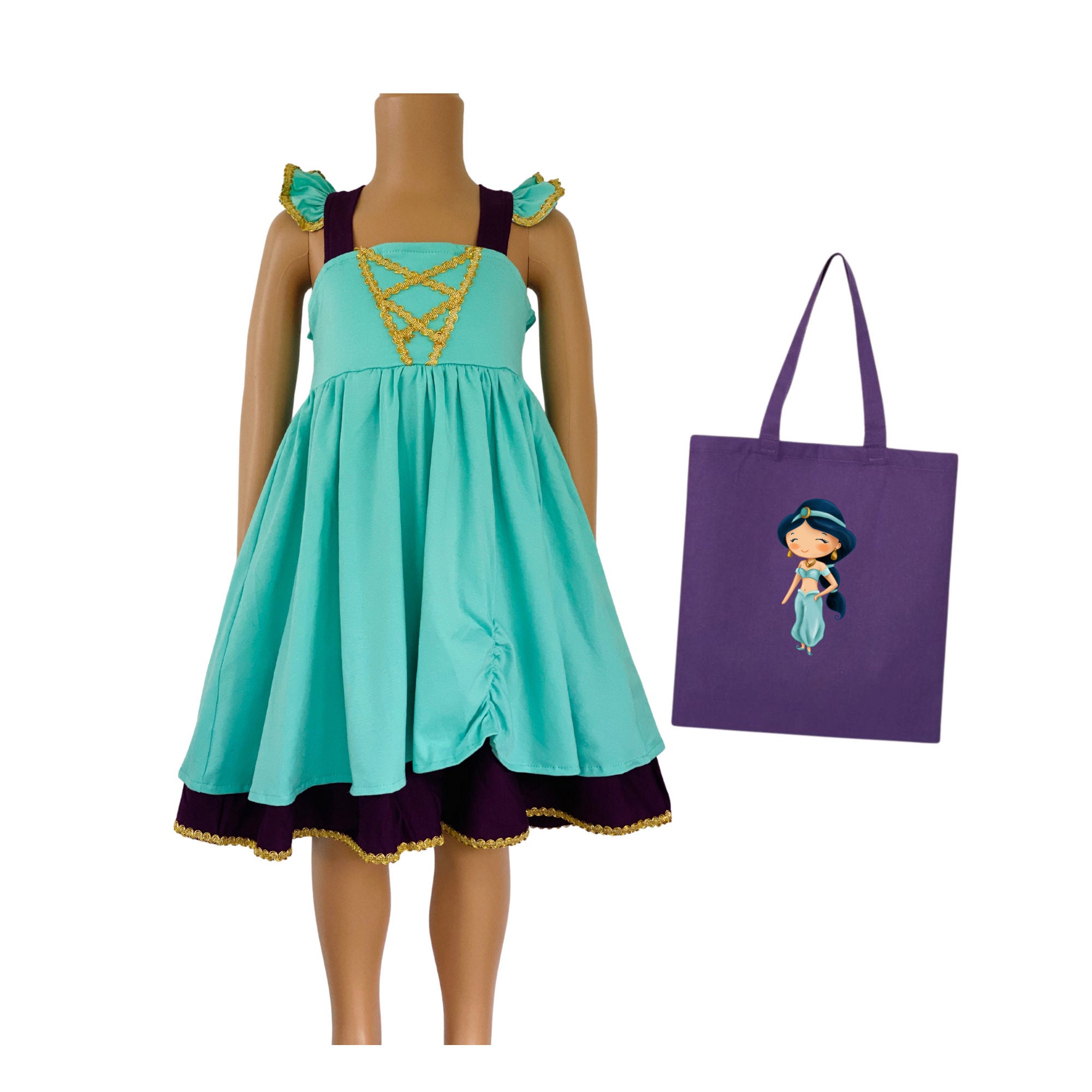 Princess Jasmine dress for girls and toddlers Princess Etsy