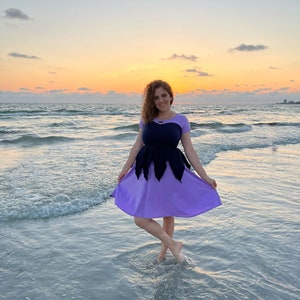 Ursula dress, Ursula Little Mermaid dress, Ursula women's cotton dress, Gift for her image 5