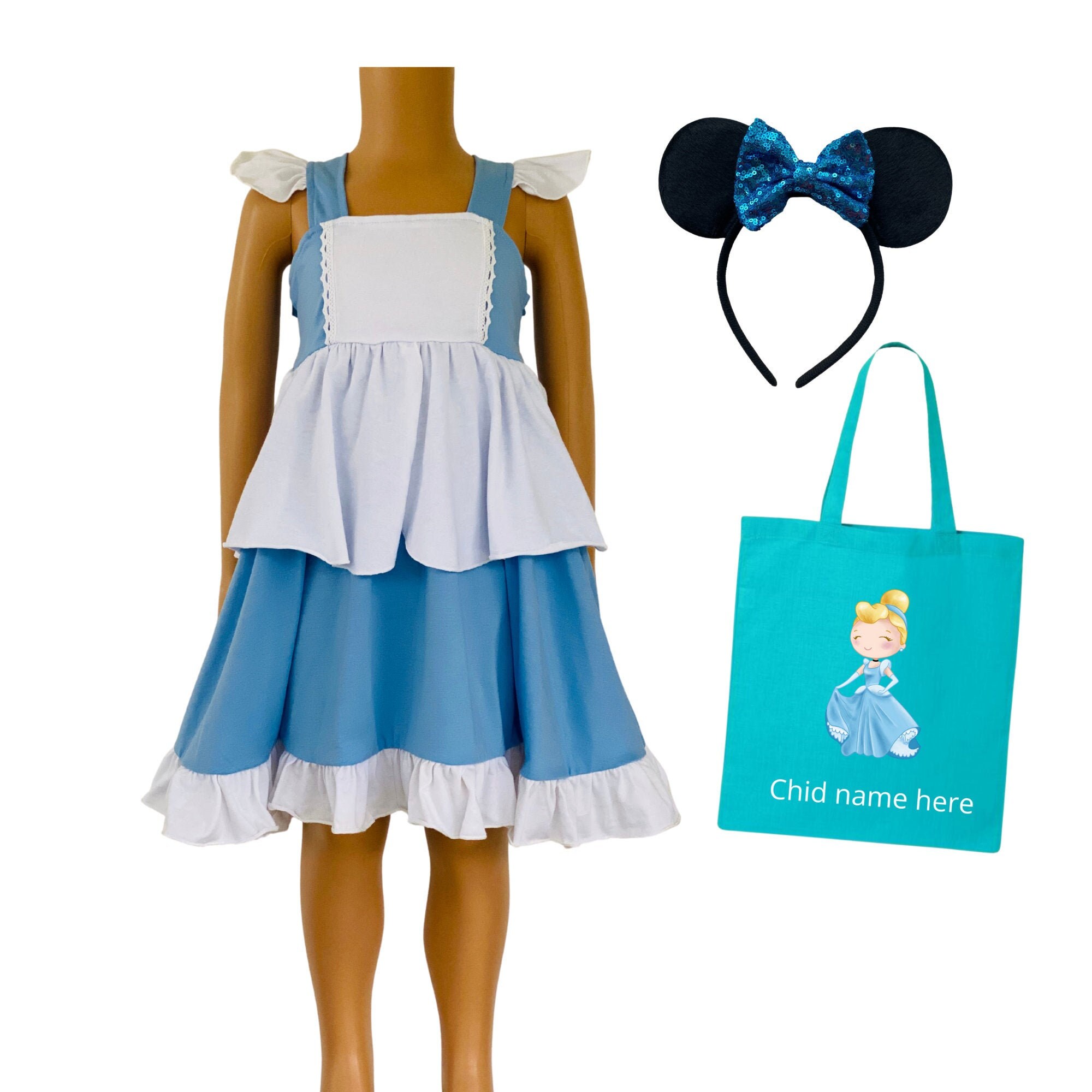 Cinderella dress Disney princess inspired Cinderella Etsy