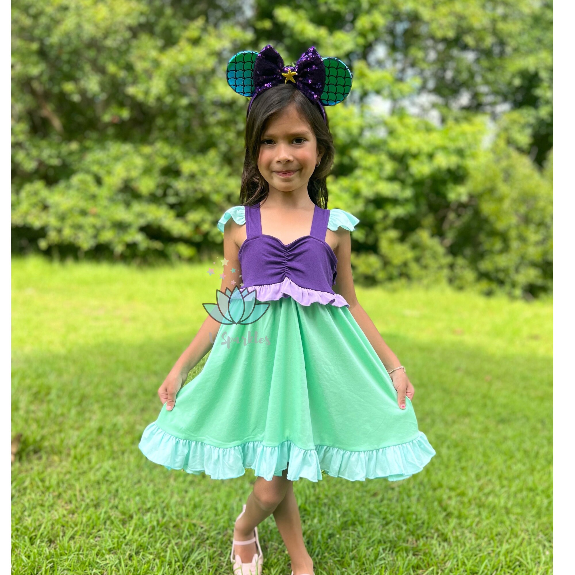 Ariel Little Mermaid Dress for Girls and Toddlers Little - Etsy