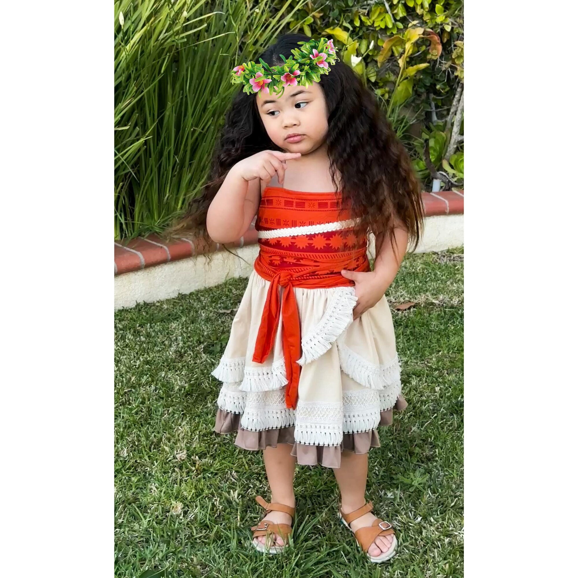 Moana Birthday Moana Kids Dress Up Girls Moana Dress 2025 Girls