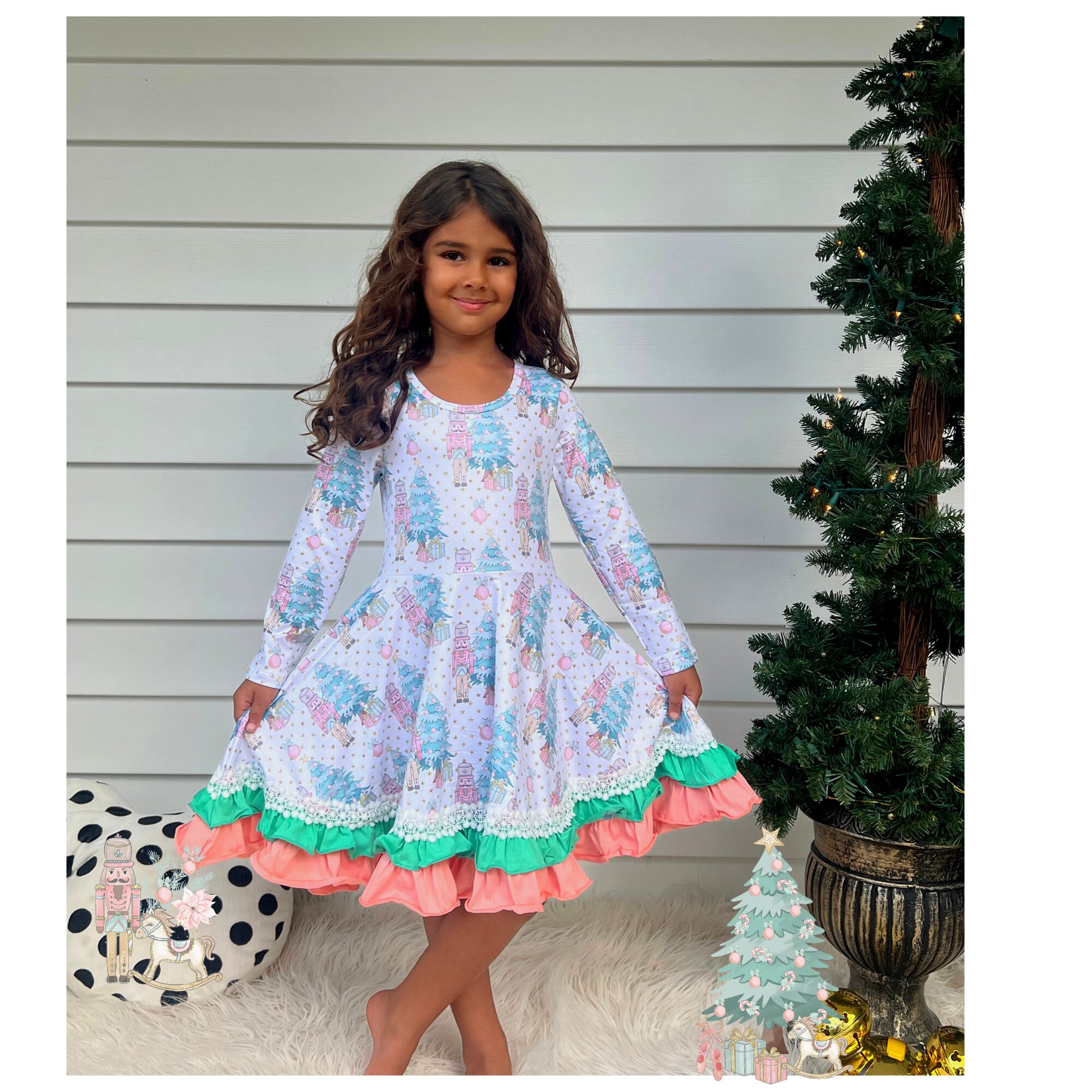 Girls nutcracker dress cheap