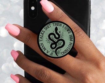 reputation era pop phone grip - iphone android kindle accessory - heavy duty