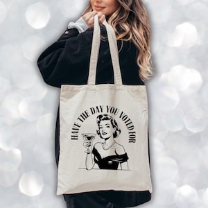 cabas le jour où vous avez voté pour - tote bag