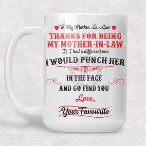 Thank You for Being My Mother in Law Clipart to My Mother in Law ...