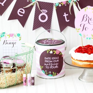 Bridal Shower Kit, Bridal Shower Games, Wedding Shower, Instant Download, Bridal Shower Bingo, For Her, Party Pack