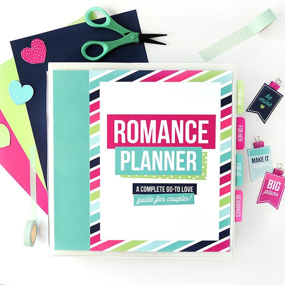 Romance Planner, Date Night Planner, Marriage Planner, Couples Planner, Instant Download, Planner Binder, Marriage Binder
