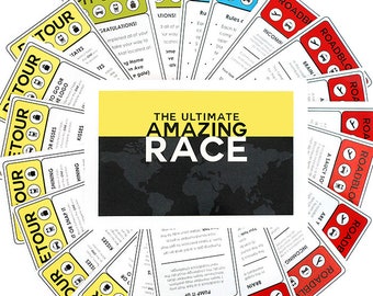 Amazing Race Game, Group Date Idea, Family Gathering Idea, Digital Product, Party Games