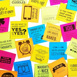 Mini Liebe Notiz Pack, Sexy Sticky Notes, Printable Pack, digitaler Download, Lunch Box Notizen, für ihn, für sie