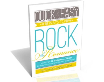 Romance E-Book, E-book, Marriage Ideas, Dating Ideas, Instant Download, Quick and Easy Ideas, For Couples, Marriage Book