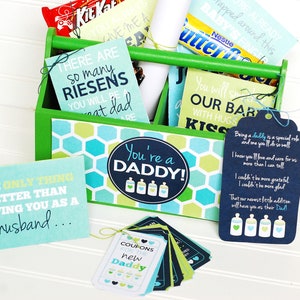 Nouveau cadeau de papa, papa pour la première fois, cadeau de papa, cadeau pour lui, téléchargement instantané, panier-cadeau